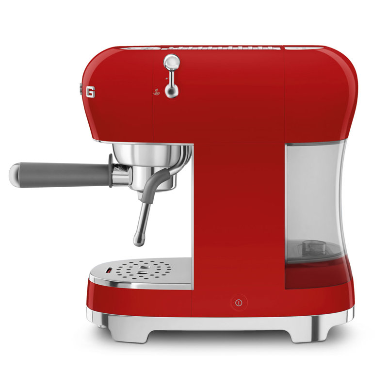 SMEG Manual Espresso Machine, Red
