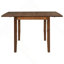 Ensemble de table de salle à manger en bois 3 pièces, table de salle à manger avec 2 chaises à dossier en X pour les petits espaces-806420672