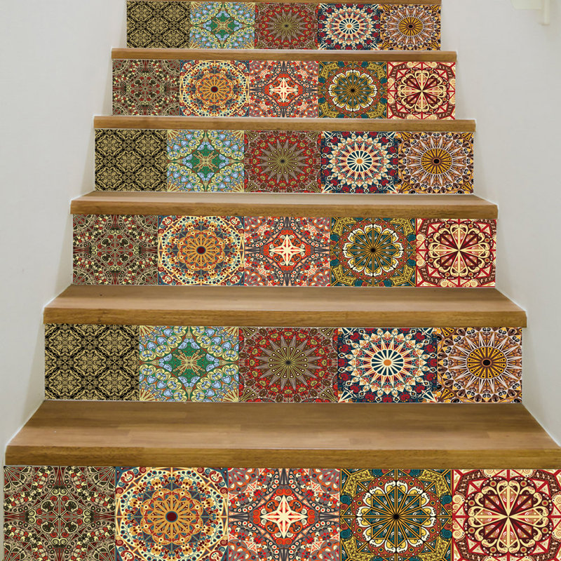 Abstract Stair Sticker, 3 Packs