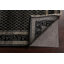 Tapis noir noué à la main de conception unique 2 pi 9 po x 7 pi 9 po
