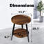 Table d'appoint Mid-Century