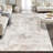 Elroy Contemporary Abstract Area Rug with Machine Washable and Non-Slip Backing-1329488217