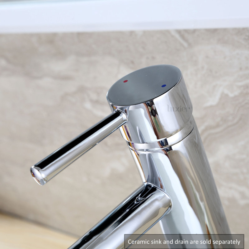 Robinet de salle de bain vasque avec bonde, Chrome