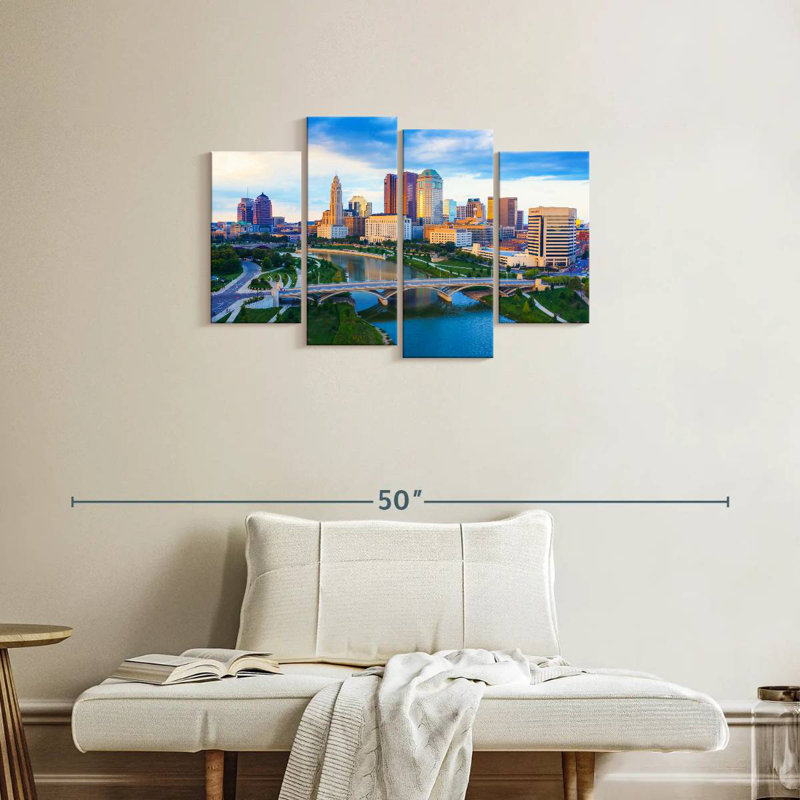 Nicci Downtown Columbus View, H 22 po x l 36 po