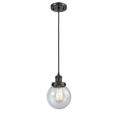 Luminaire suspendu sphère 1 lumière Chippewa