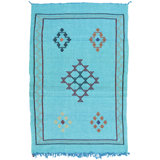 One-of-a-Kind Rectangle 3' X 4'10" Hand Knotted Area Rug