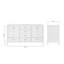 Base de meuble-lavabo double 66 po Panchuri ARIEL Cambridge-1248082429