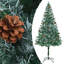Arbre de Noël artificiel illuminé avec boules 70,9 po vidaXL-1620207664