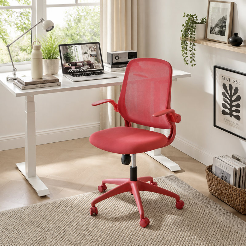Ergonomic Office Chair with Wide Backrest and Adjustable Height for Enhanced Comfort and Stability
