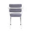 Chaise de bureau en métal avec coussin rembourré