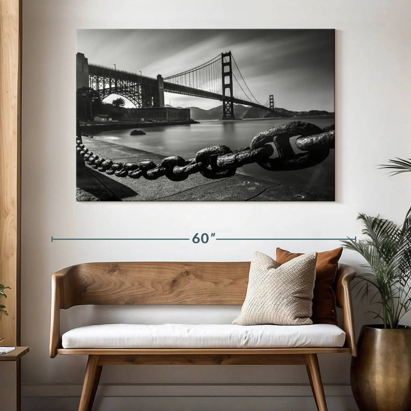 Lilie Golden Gate - monochrome, H 34 po x l 51 po