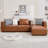Upholstered Leather L-Shaped Modular Sofa-1080033135