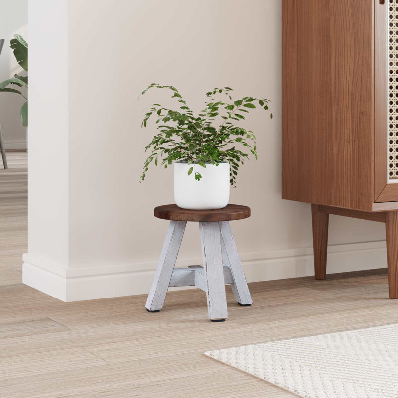 Solid Wood Accent Stool