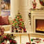Green Spruce Flocked/Frosted Christmas Tree-302568581-389640346