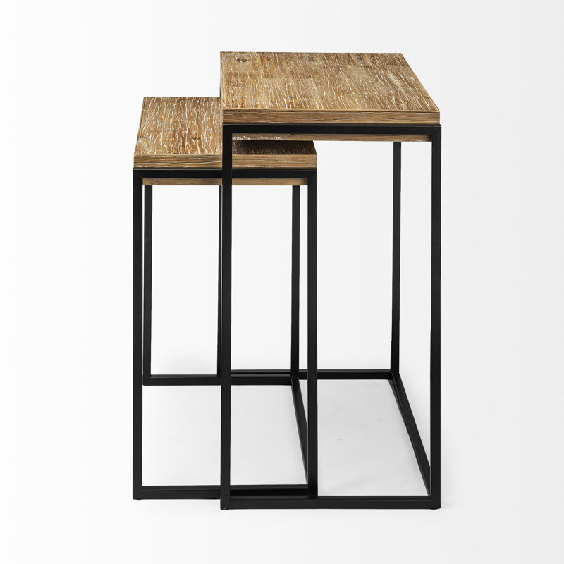 Solid Wood Top Nesting Tables