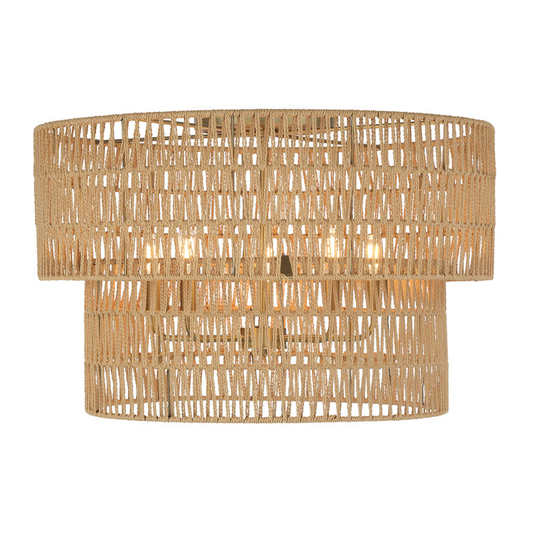 Betzalel Flush Mount, 16.88" H x 26" W x 26" D