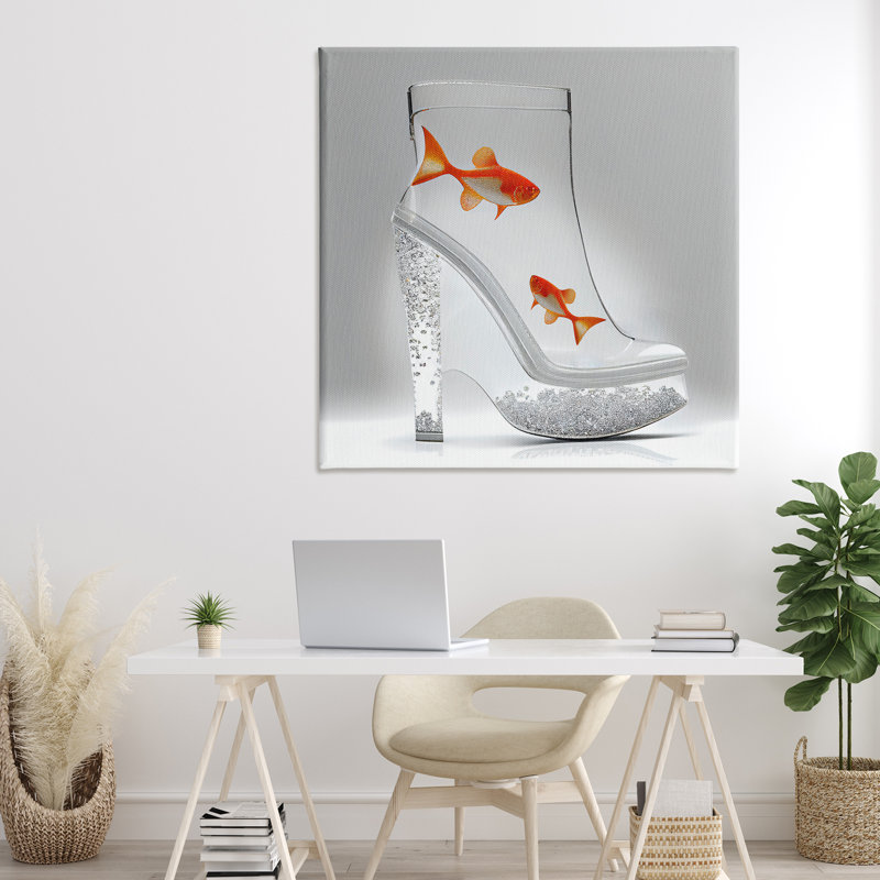 Toile de démarrage Sparkle Fish, design par Sasha, H 36 po x l 36 po