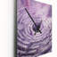 Lyrical Labyrinth Purple Dream - Horloges murales spirales abstraites-650259228