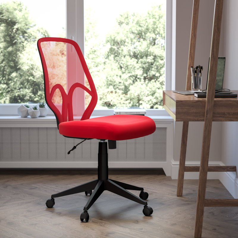 Trudy High Back Mesh Office Chair, Red