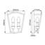 Varnum Flush Mounted Sconce