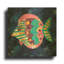 «Boho Reef IV» par Wild Apple, art mural en métal doré, 24 po x 24 po-1037039373