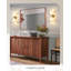 1- Light Dimmable Armed Sconce With Milk Glass Shade (Set Of 2)