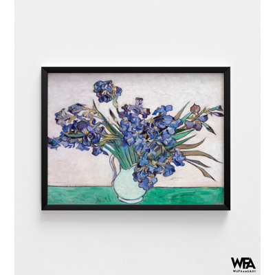 Irises By Vincent Van Gogh, Framed Van Gogh Oil Painting Print, Floral Wall Decor, Nature Wall Art, Van Gogh Flowers Print, Framed Wall Art