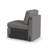 Lockheart Seat And Back 24" Gray-126666888