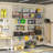 Heavy Duty Metal Garage Shelf With 2 Wire Baskets And Tool Rack, Rust-Resistant, Versatile DIY Installation, 15.74" D X 11.81" W X 11.81" H