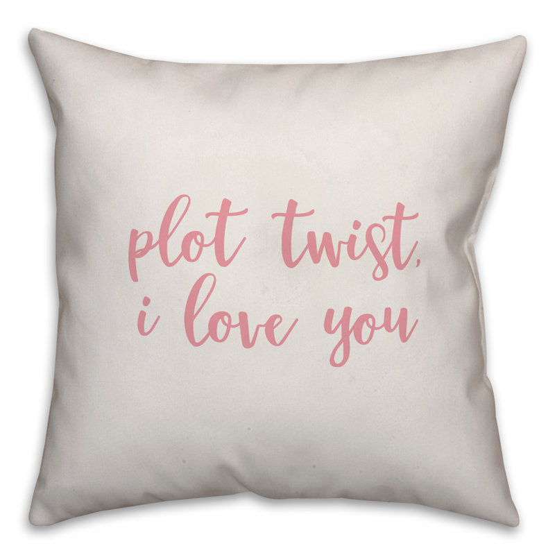 Throw Pillow, Throw Pillow, White/Pink