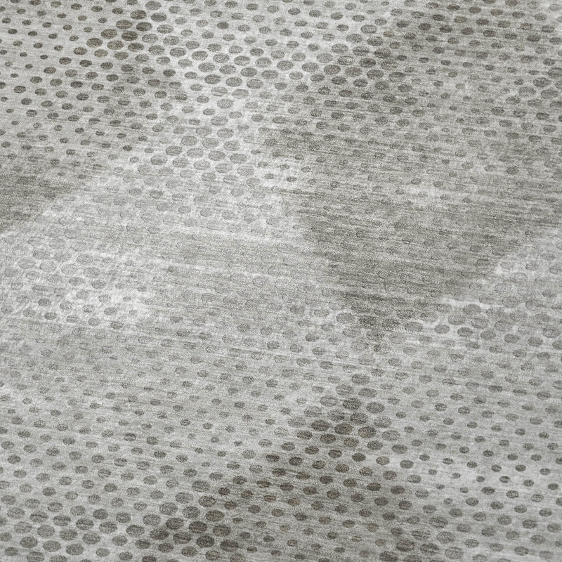 Jeté en sherpa floral Addison, Gris géométrique
