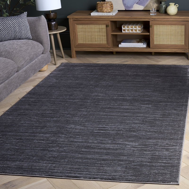 Aaishah Area Rug, Rectangle 9' x 12', Gray 