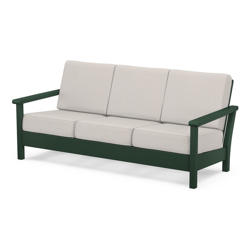 Harbour Deep Seating Sofa, Green, Cast Ash
