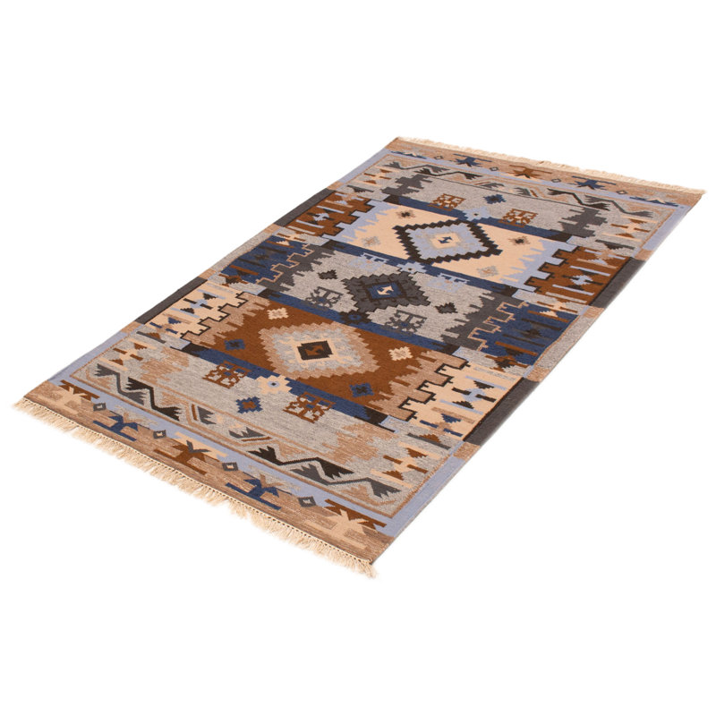 Kilim gris Ankara 5 pi 2 po x 8 pi 0 po