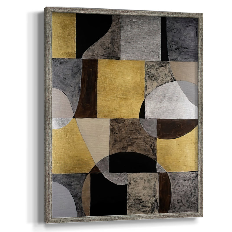 «Neutral Frame II», reproduction encadrée - bois massif, H 11 po x l 9 po