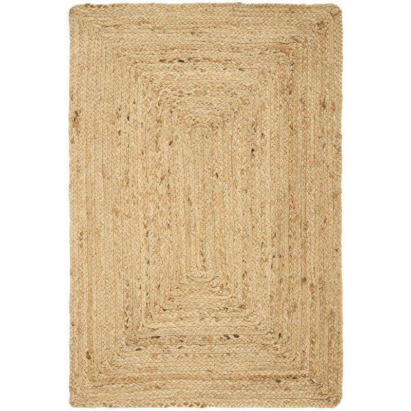 Denby Jute/Sisal Solid Area Rug, Rectangle 2' x 3'