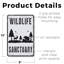 Wildlife Sanctuary (paquet de 2) 8 po x 12 po
