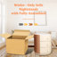 Abeline 44.5cm W Bedside Table