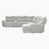 Mist Gray Polyester Blend selected
