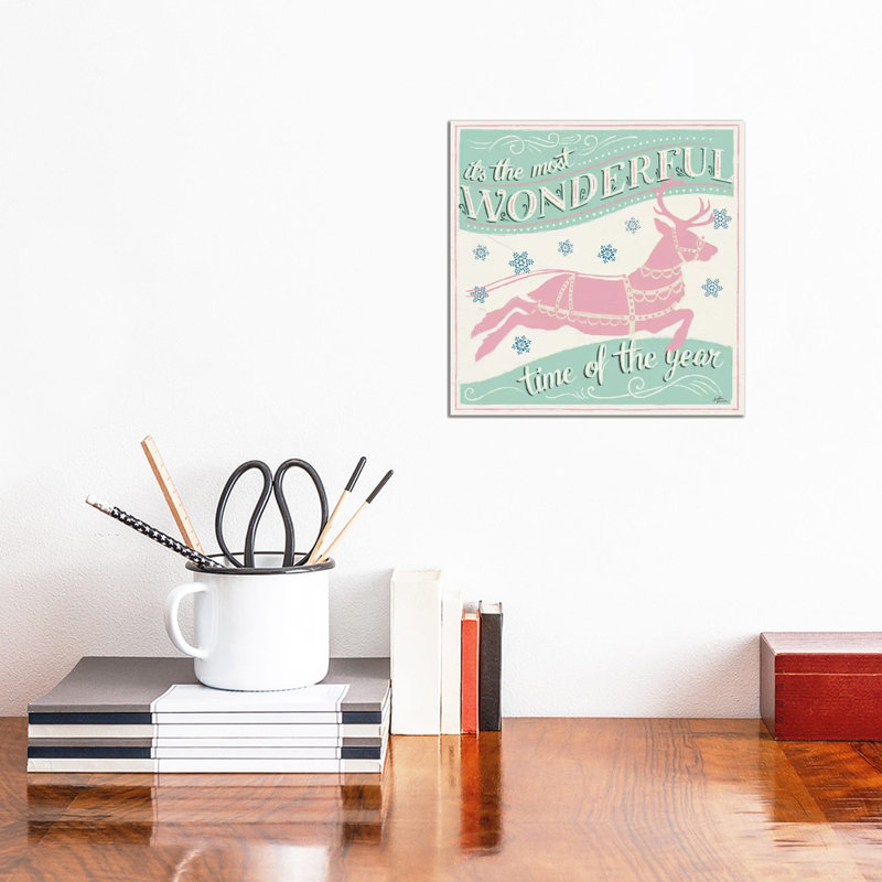 Merry Little Christmas IV Vintage by Janelle Penner - Wrapped Canvas Print, 30.48 cm H x 30.48 cm W