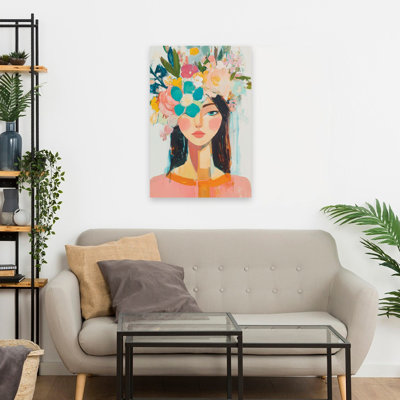 Femme sauvage, art floral contemporain