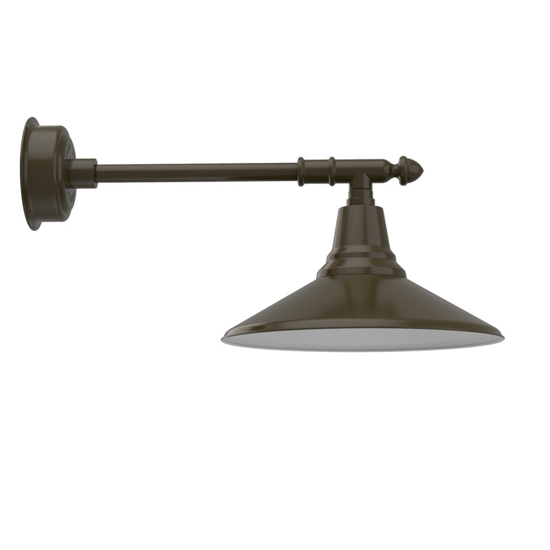 Anton LED Wall Light, 12" H x 16" W x 29" D, Mahogany Bronze