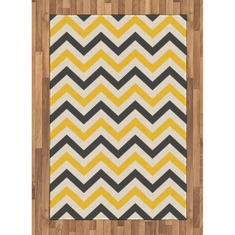 Ozella Abstract Hand Woven Area Rug, Rectangle 120 x 180cm