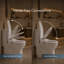 Siège de toilette bidet électrique Hennessy & Hinchcliffe ZenWash PRO, allongé