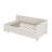 Twin size L-Shaped Upholstered Platform Bed with Storage and Drawers-110990649