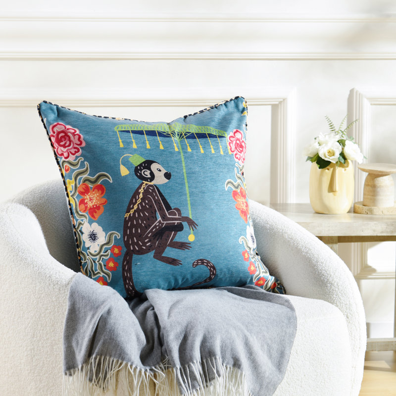Coussin Maharaja, Bleu gris
