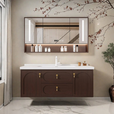Simple and modern bathroom cabinet