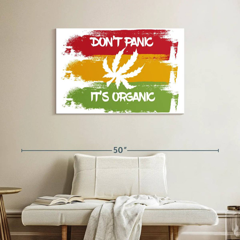 Senne Organic Marijuana, 26" H x 39" W