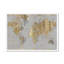 Gilded Map Light Grey by Wild Apple Portfolio - Print-1308562973-1308562946