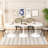 Sophisticated Octagonal Coffee Table With Sturdy Base For Various Rooms-387144471